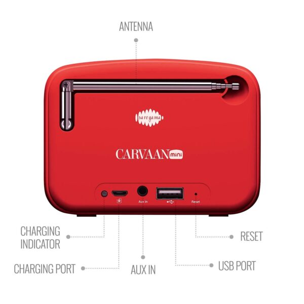 Carvaan Mini Legends Hindi -Sunset Red - Image 2