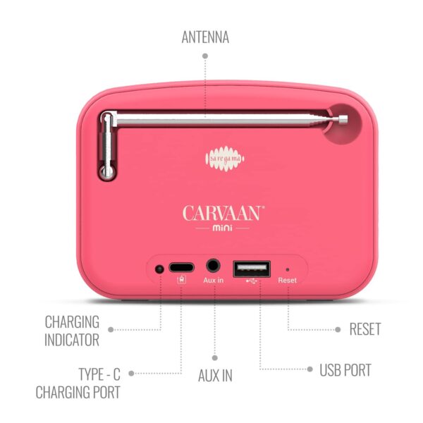Carvaan Mini POP Colour Hindi - Coral Pink - Image 4