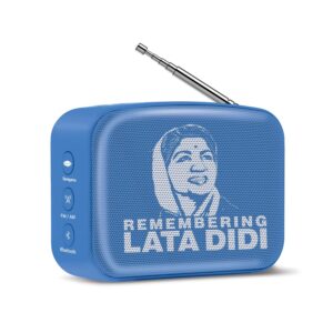 Carvaan Mini Lata Mangeshkar Special Edition - Regal Blue