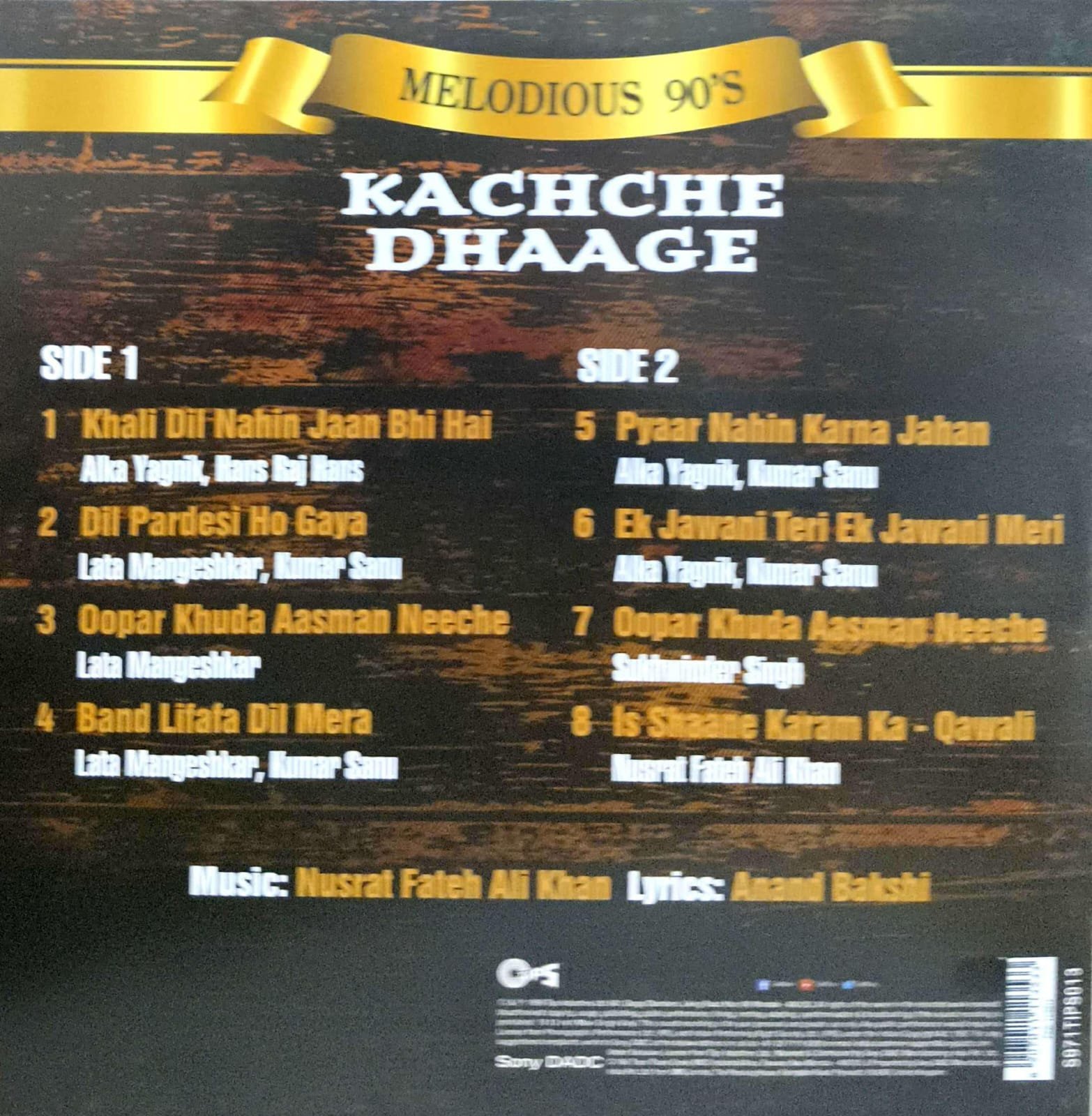 Kachche Dhaage ( First Prassing) – Lp Record - Image 2