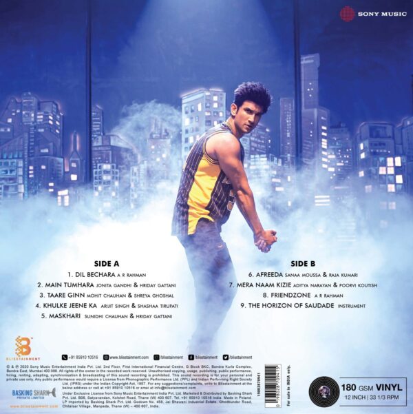 Dil Bechara, A.R. Rahman, Vinyl Record, Lp - Image 2
