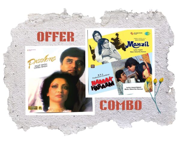 Manzil/Namak Haraam + Passions (Combo Pack) Vinyl Record, LP
