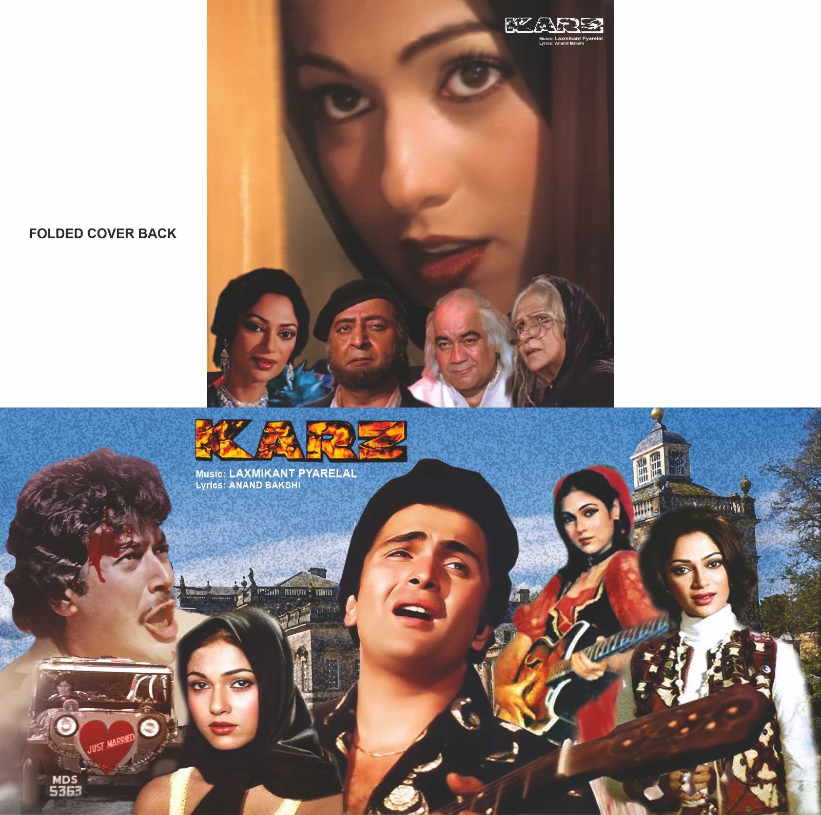 Karz Bollywood Soundtrack Colour Vinyl LP Record | Triple Fold Cover | Hindi Movie Music | 33 RPM Collector Edition - Image 3