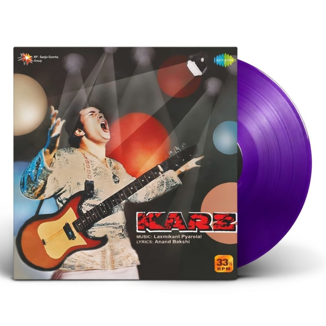 Karz Bollywood Soundtrack Colour Vinyl LP Record | Triple Fold Cover | Hindi Movie Music | 33 RPM Collector Edition