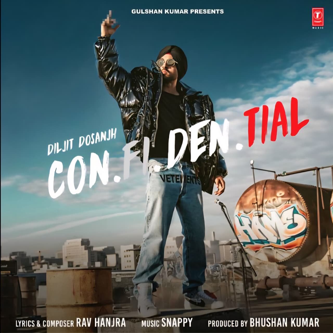 Rhythm Studio 18 - Confidential Vinyl Record | Diljit Dosanjh | Punjabi Album LP | Collectible Vinyl